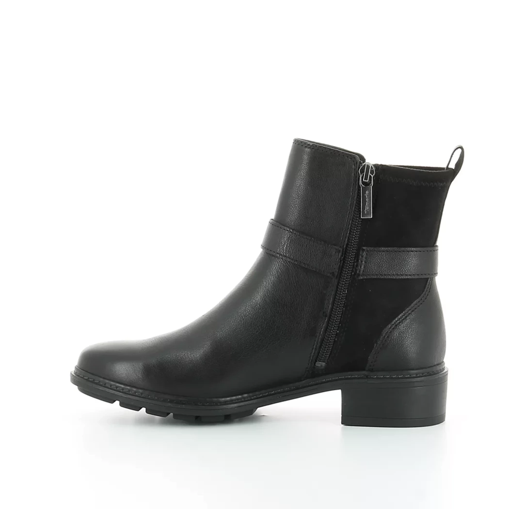 Image (4) de la chaussures Tamaris - Boots Noir en Cuir et textile