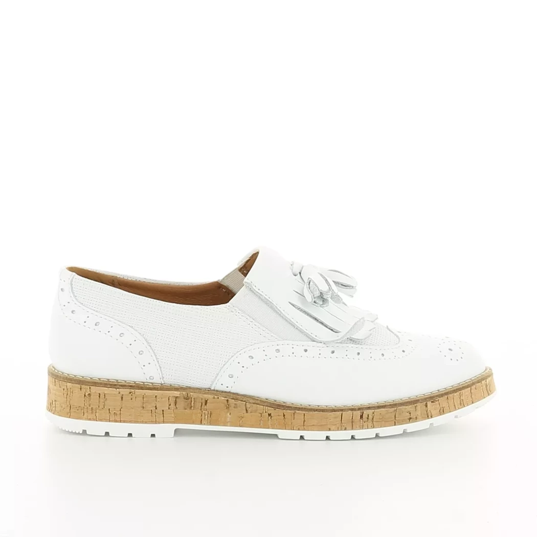 Image (2) de la chaussures Sens - Mocassins Blanc en Cuir