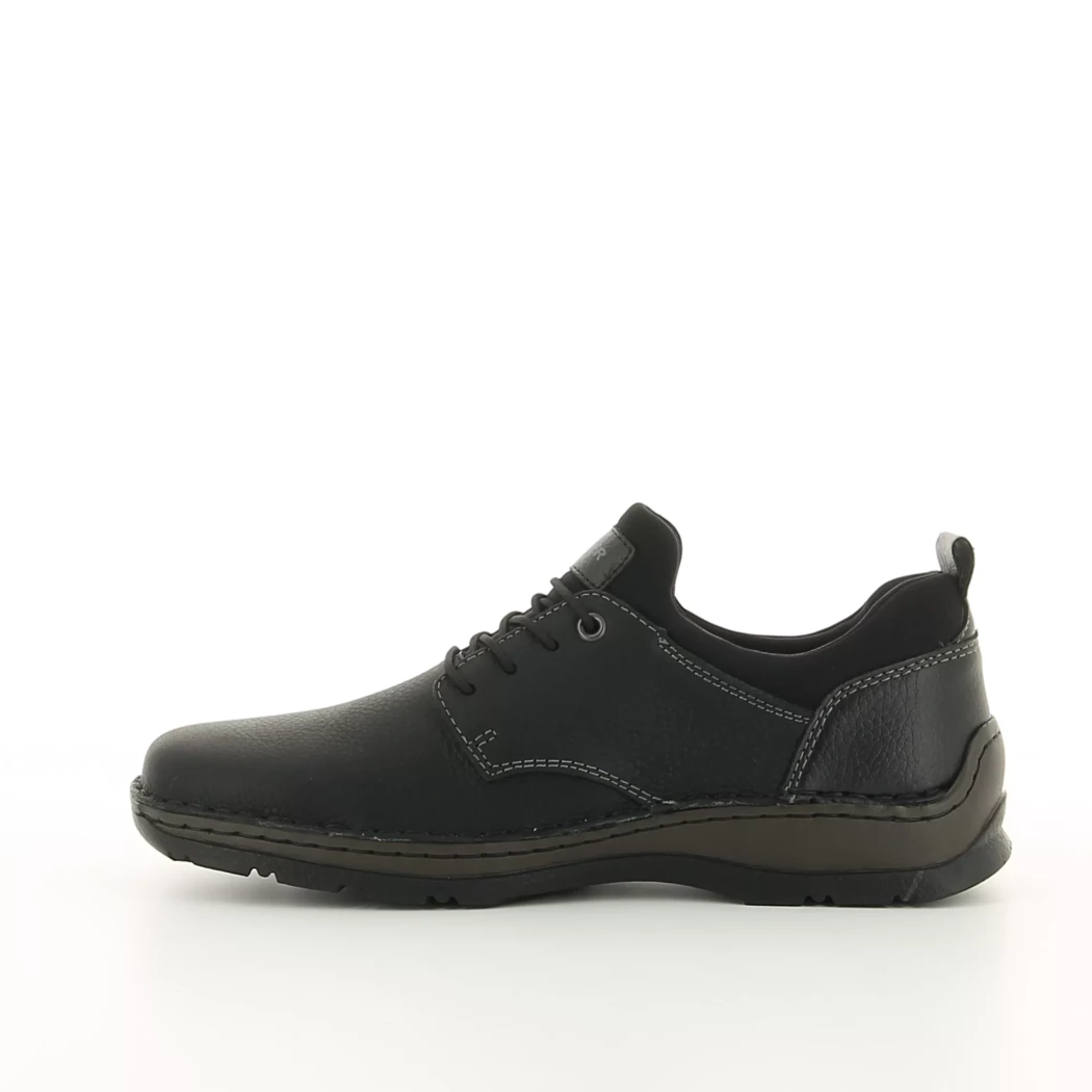 Image (4) de la chaussures Rieker - Chaussures à lacets Noir en Cuir et textile