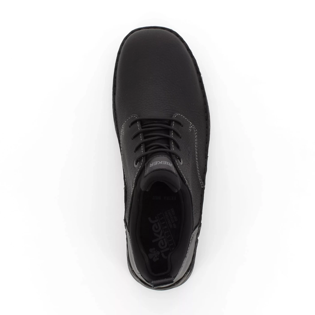 Image (6) de la chaussures Rieker - Chaussures à lacets Noir en Cuir et textile