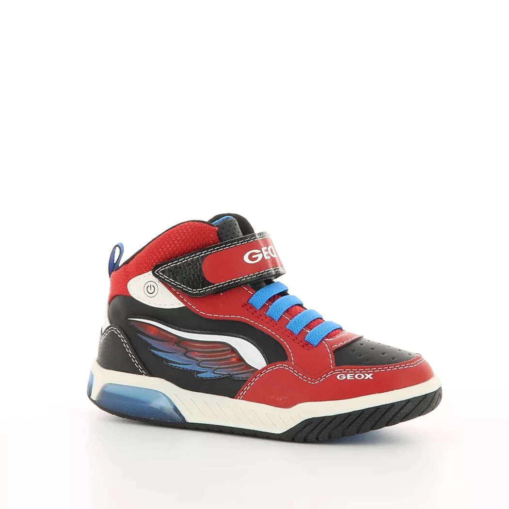 Image (1) de la chaussures Geox - Bottines Rouge en Cuir synthétique