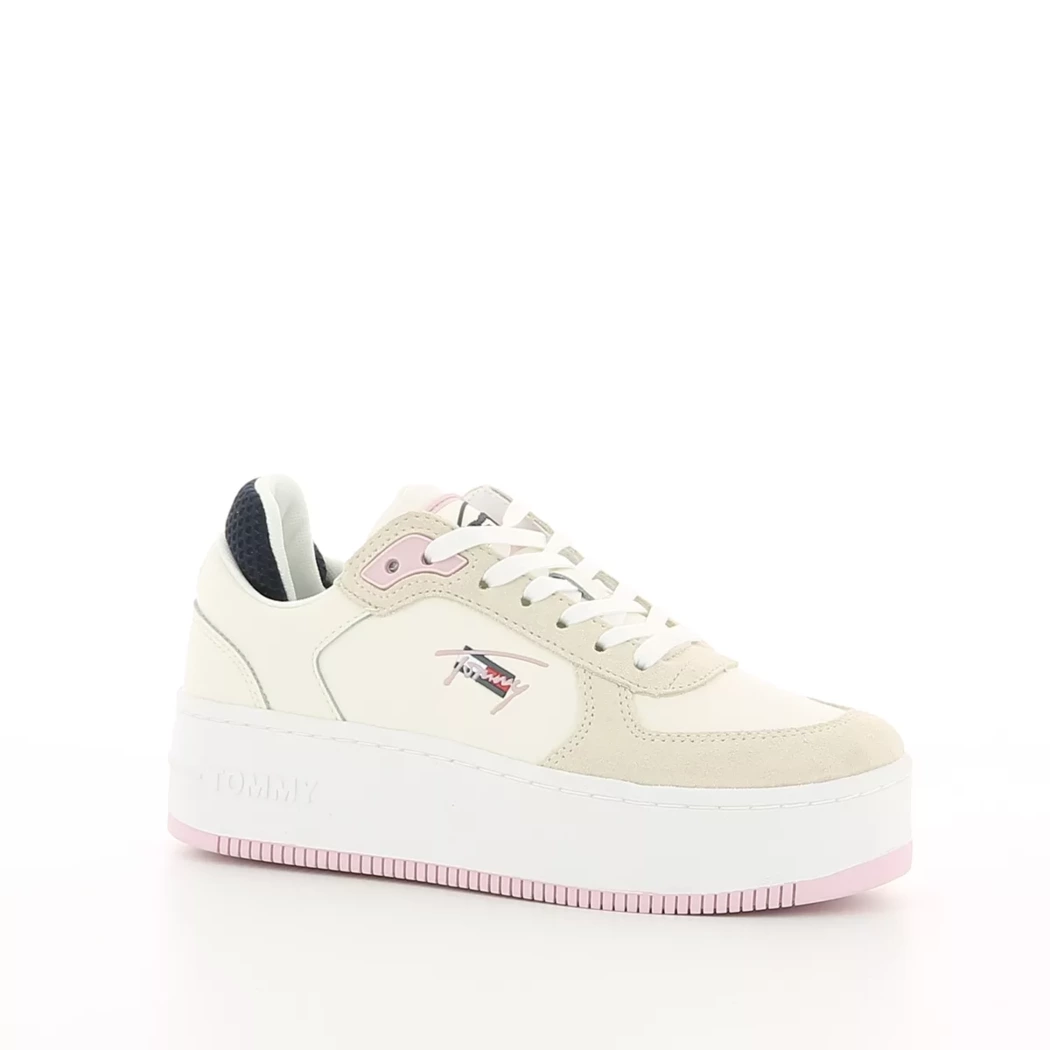 Image (1) de la chaussures Tommy jeans - Baskets Beige en Cuir