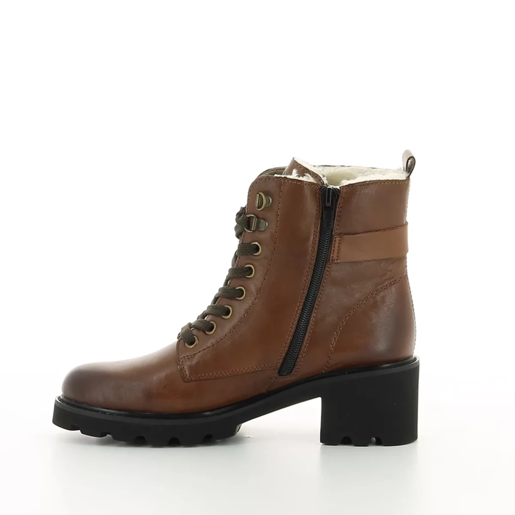 Image (4) de la chaussures Remonte - Bottines Cuir naturel / Cognac en Cuir