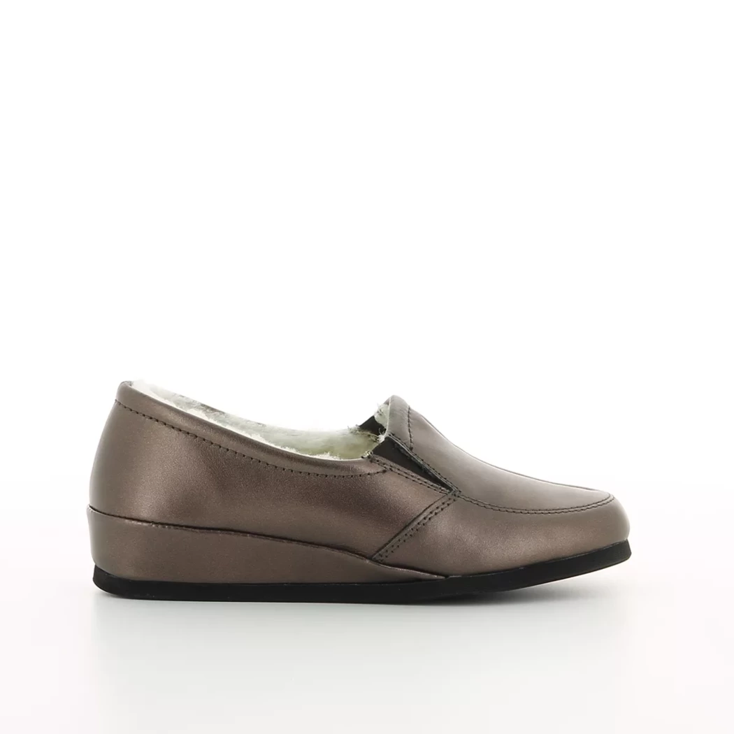 Image (2) de la chaussures Rohde - Pantoufles et Chaussons Or / Bronze / Platine en Cuir