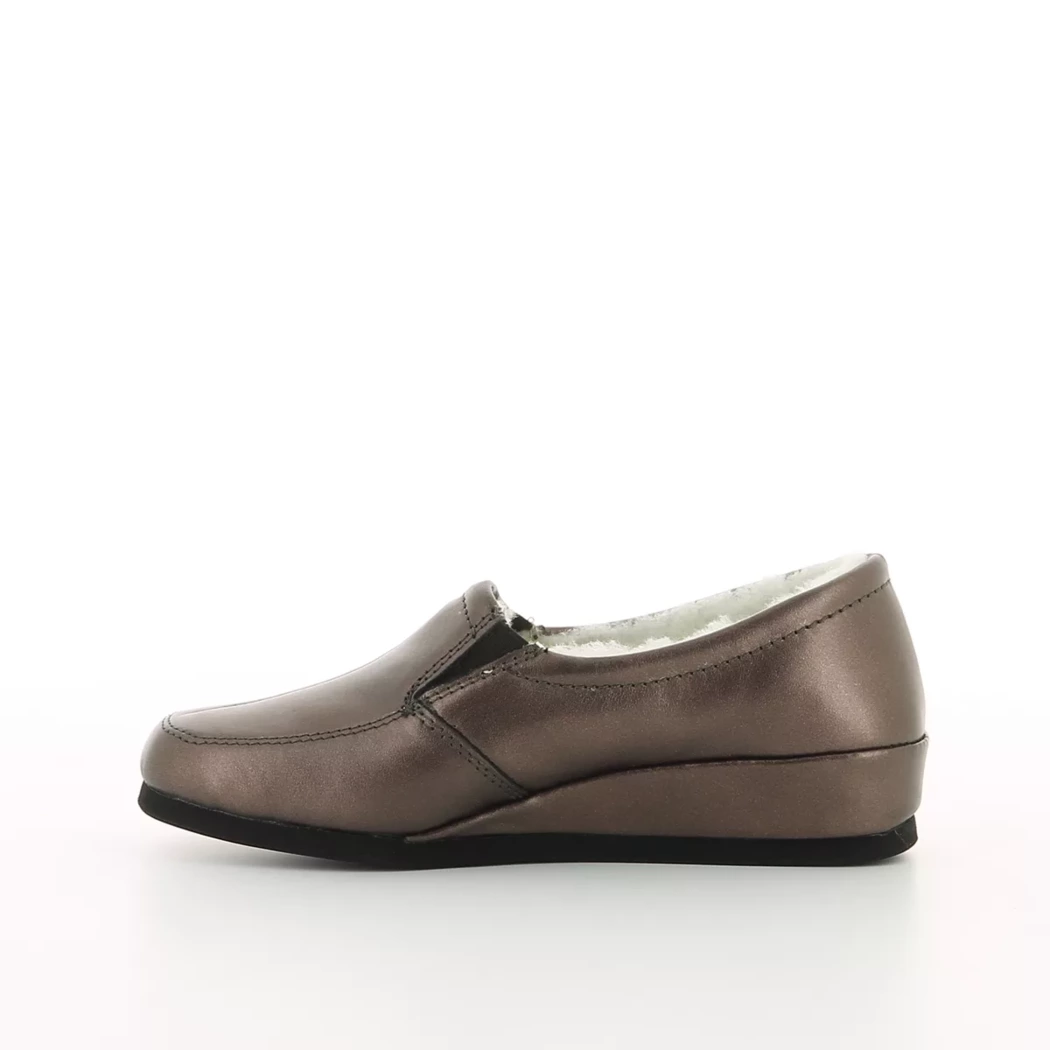 Image (4) de la chaussures Rohde - Pantoufles et Chaussons Or / Bronze / Platine en Cuir