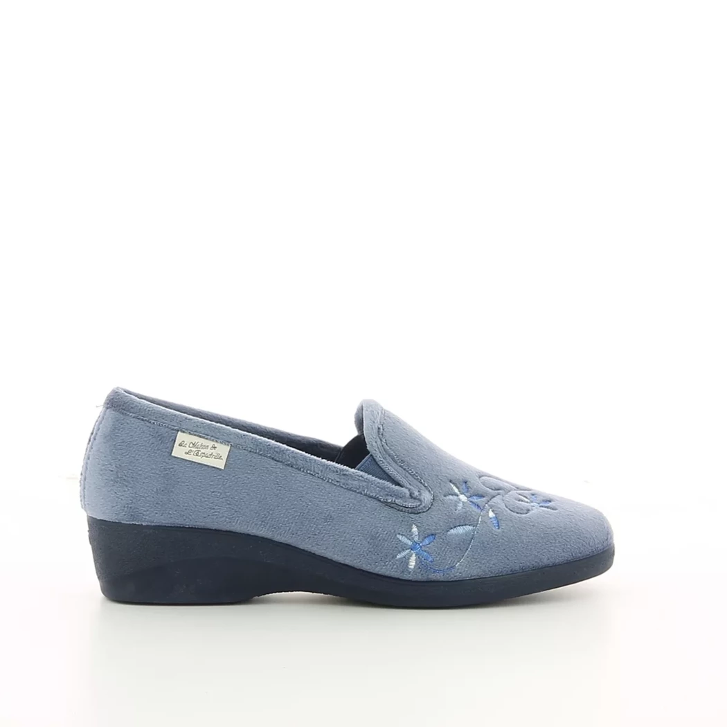 Image (2) de la chaussures La Maison de l'Espadrille - Pantoufles et Chaussons Bleu en Textile