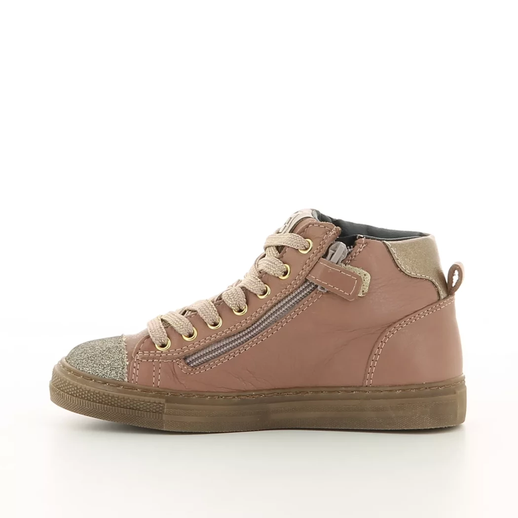 Image (4) de la chaussures Little David - Bottines Rose en Cuir