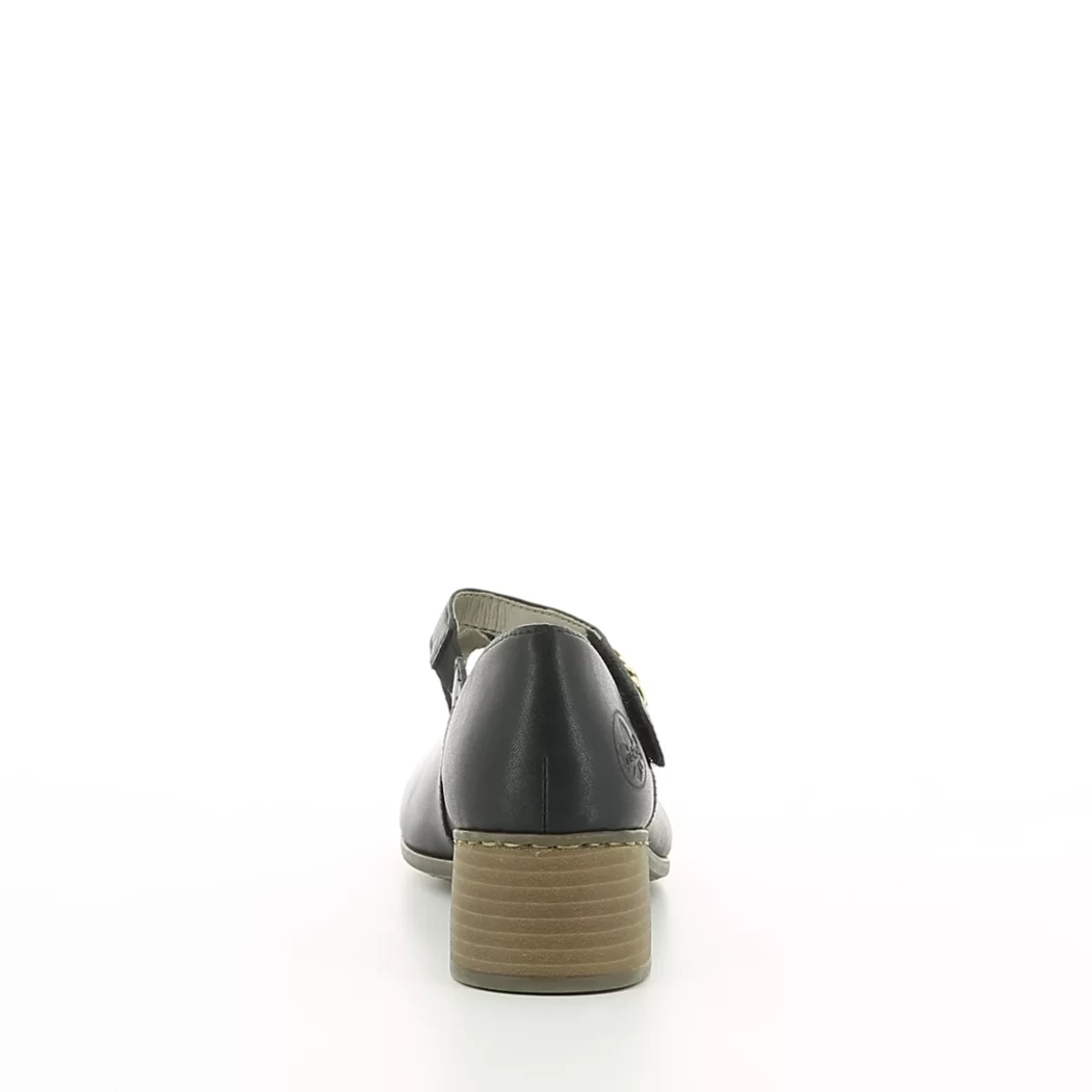 Image (3) de la chaussures Rieker - Escarpins Noir en Cuir