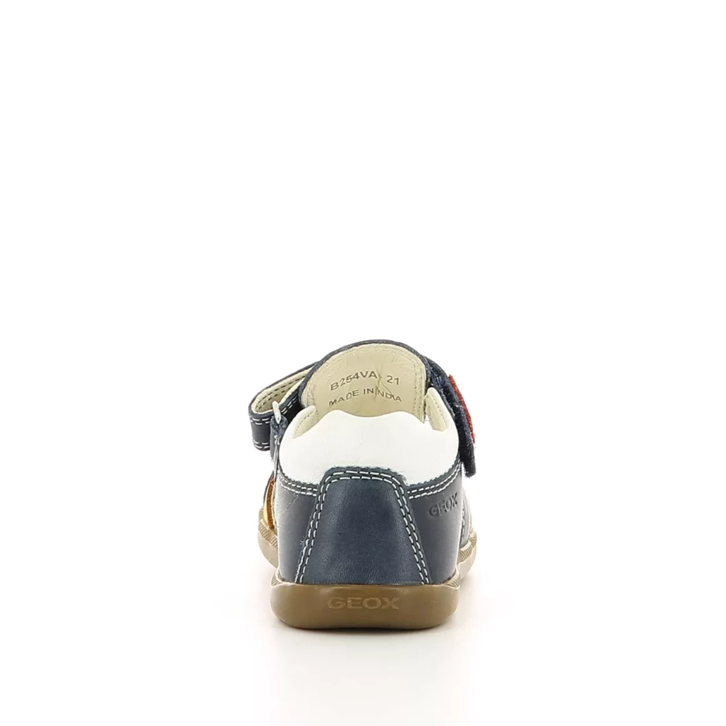Image (3) de la chaussures Geox - Sandales et Nu-Pieds Bleu en Cuir nubuck