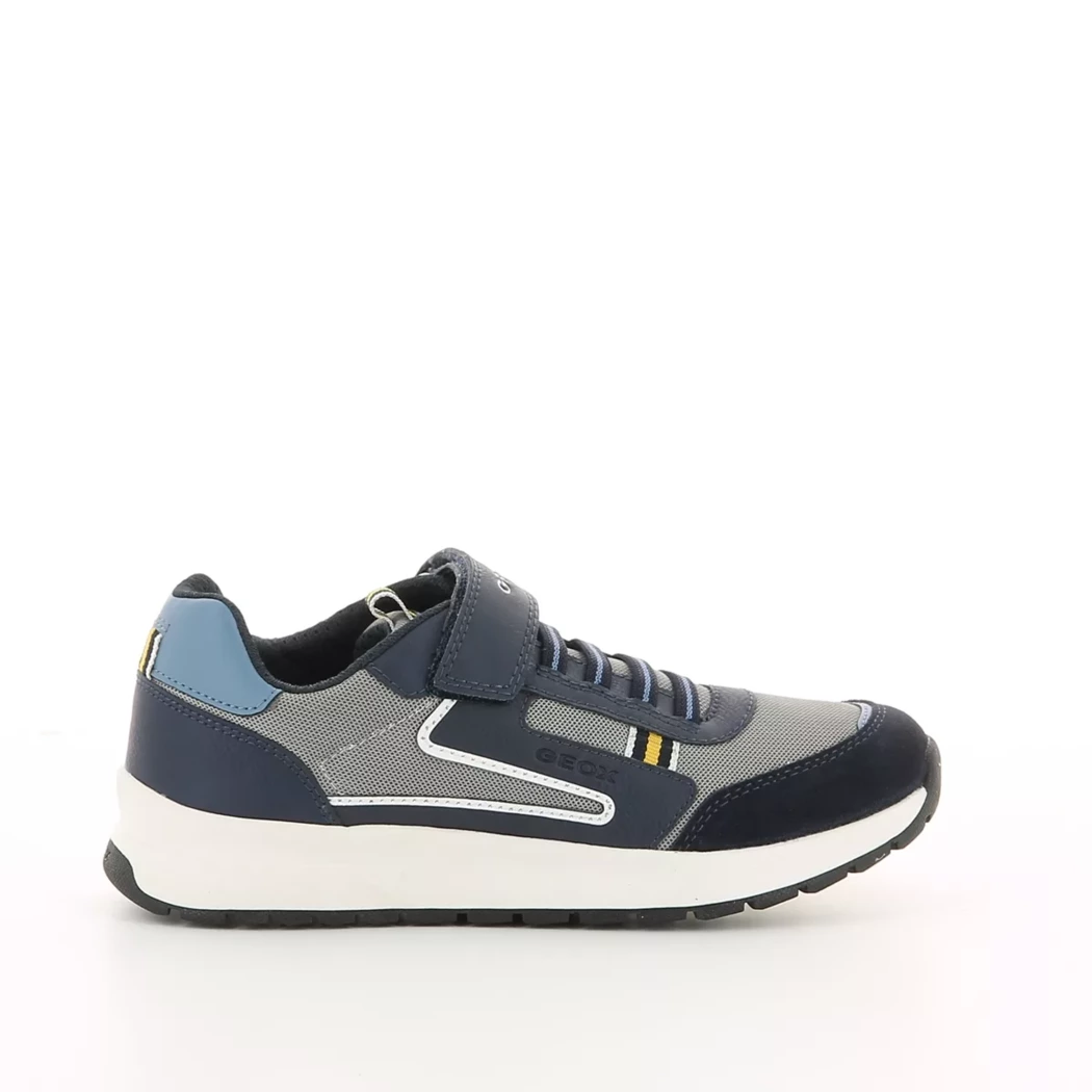 Image (2) de la chaussures Geox - Baskets Bleu en Multi-Matières