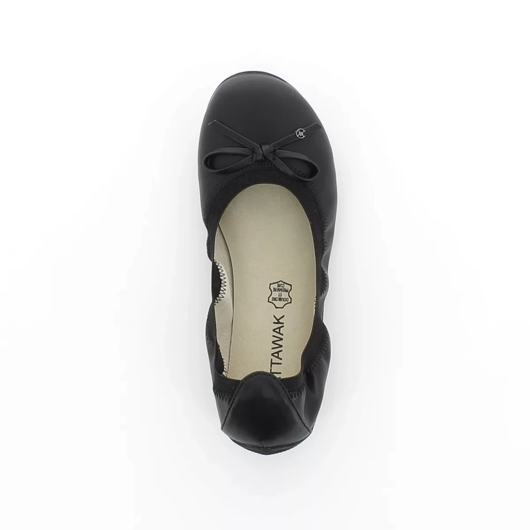 Image (6) de la chaussures Chattawak - Ballerines Noir en Cuir synthétique