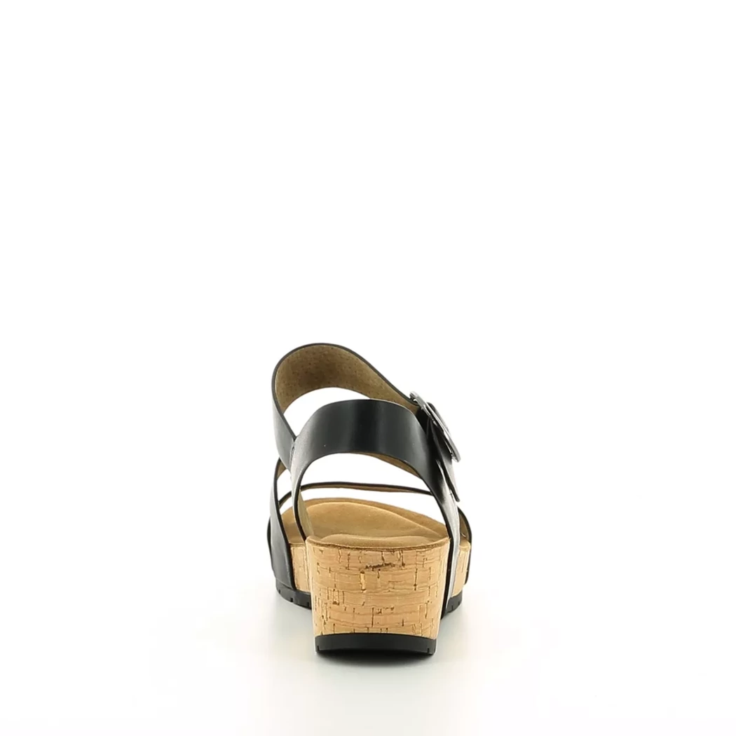 Image (3) de la chaussures Chattawak - Sandales et Nu-Pieds Noir en Cuir synthétique