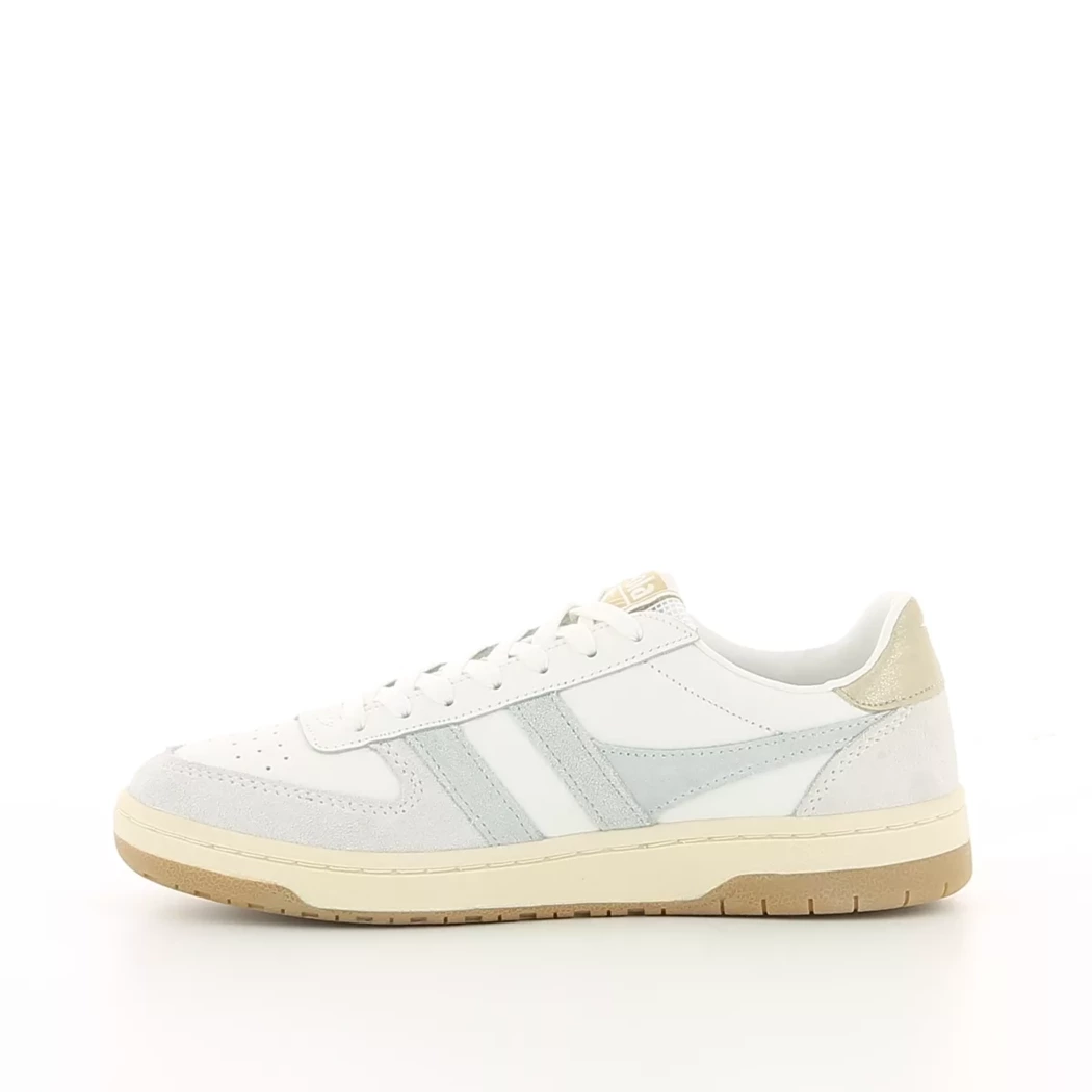 Image (4) de la chaussures Gola - Baskets Blanc en Cuir