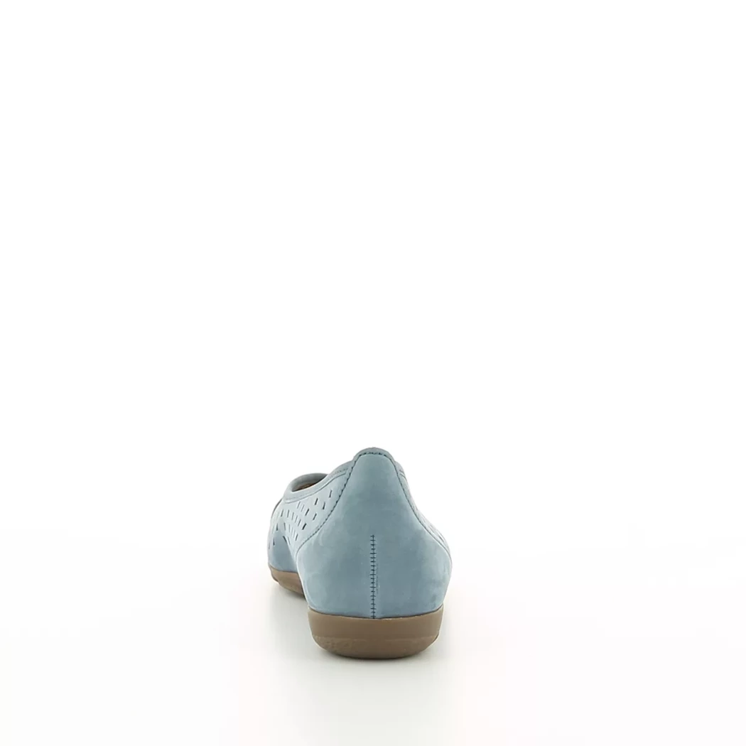 Image (3) de la chaussures Gabor - Ballerines Bleu en Cuir nubuck