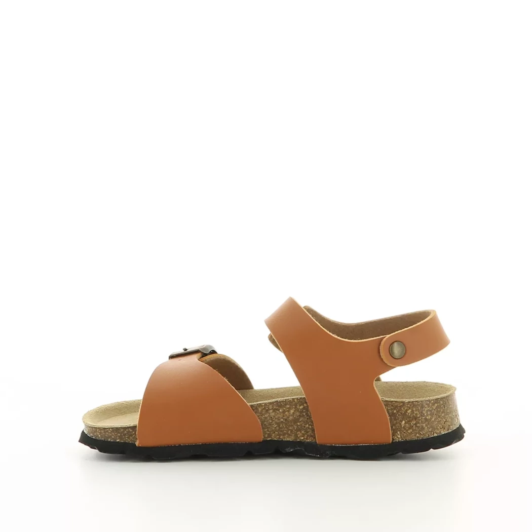 Image (4) de la chaussures Norvik - Sandales et Nu-Pieds Cuir naturel / Cognac en Cuir synthétique