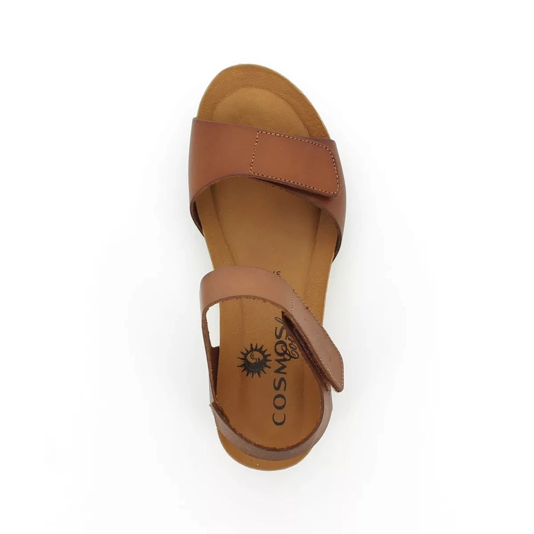 Image (6) de la chaussures Cosmos Comfort - Sandales et Nu-Pieds Cuir naturel / Cognac en Cuir