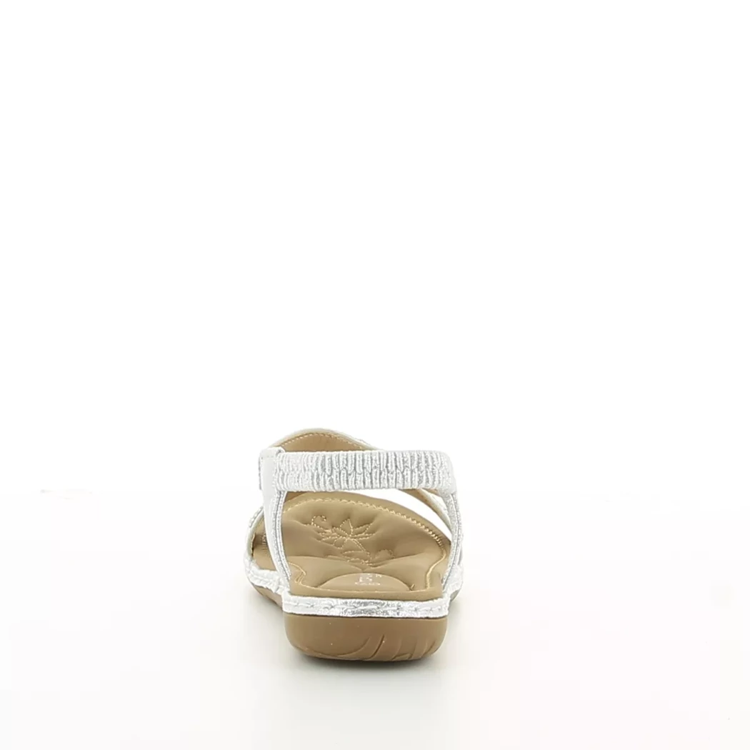Image (3) de la chaussures Topway confort - Sandales et Nu-Pieds Argent en Textile