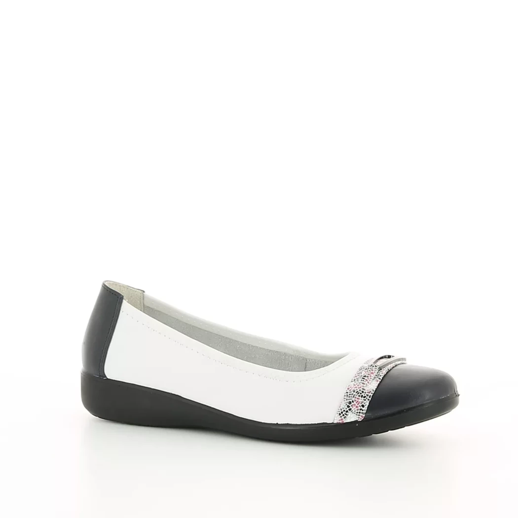 Image (1) de la chaussures Inea - Ballerines Blanc en Cuir