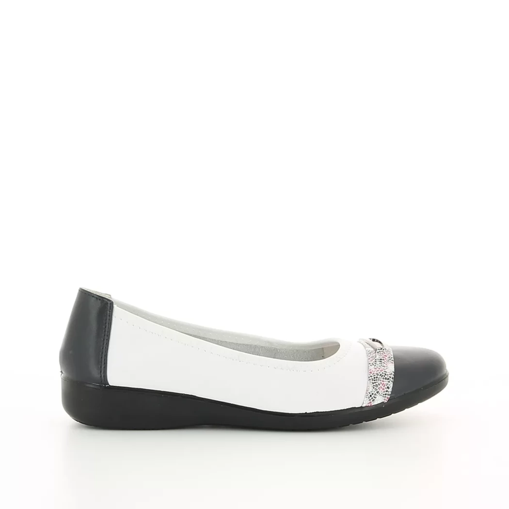 Image (2) de la chaussures Inea - Ballerines Blanc en Cuir