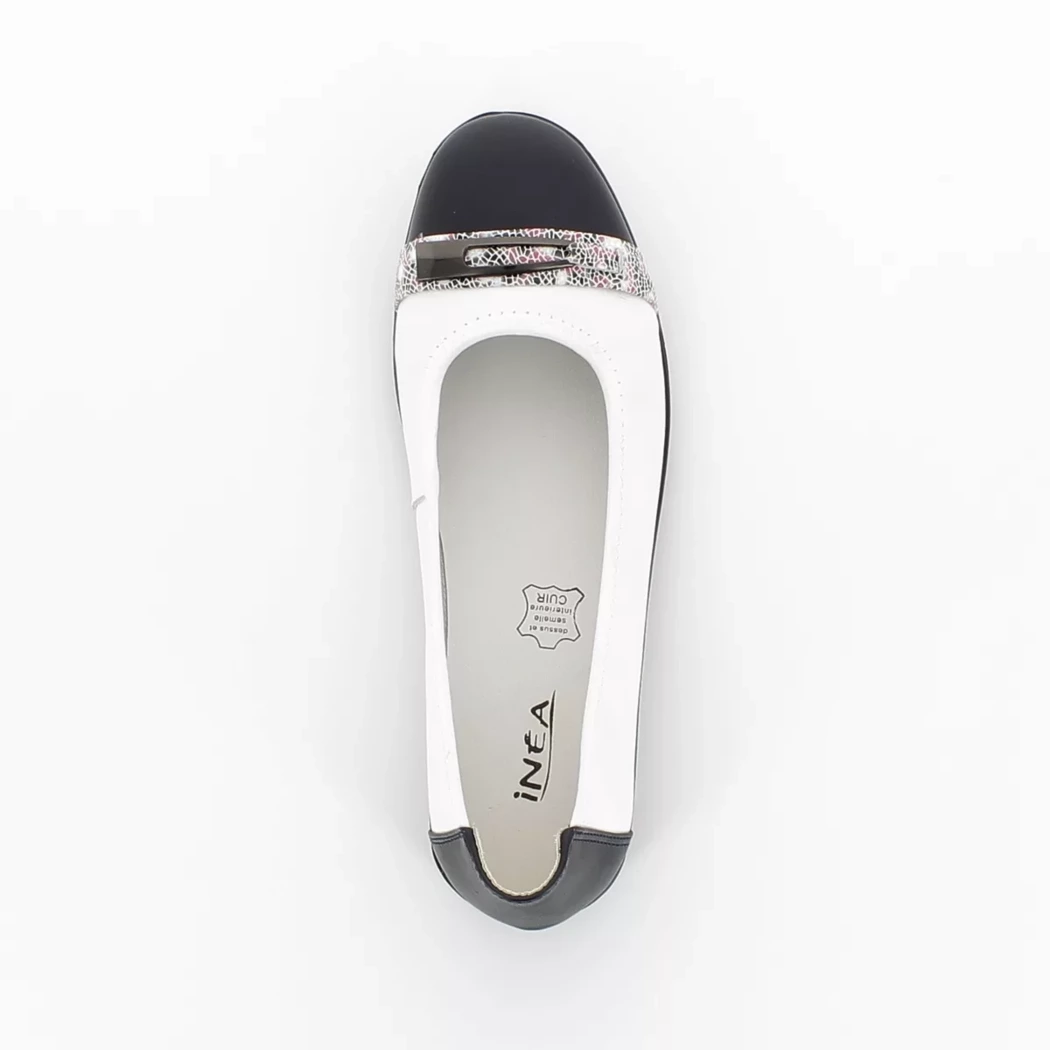 Image (6) de la chaussures Inea - Ballerines Blanc en Cuir