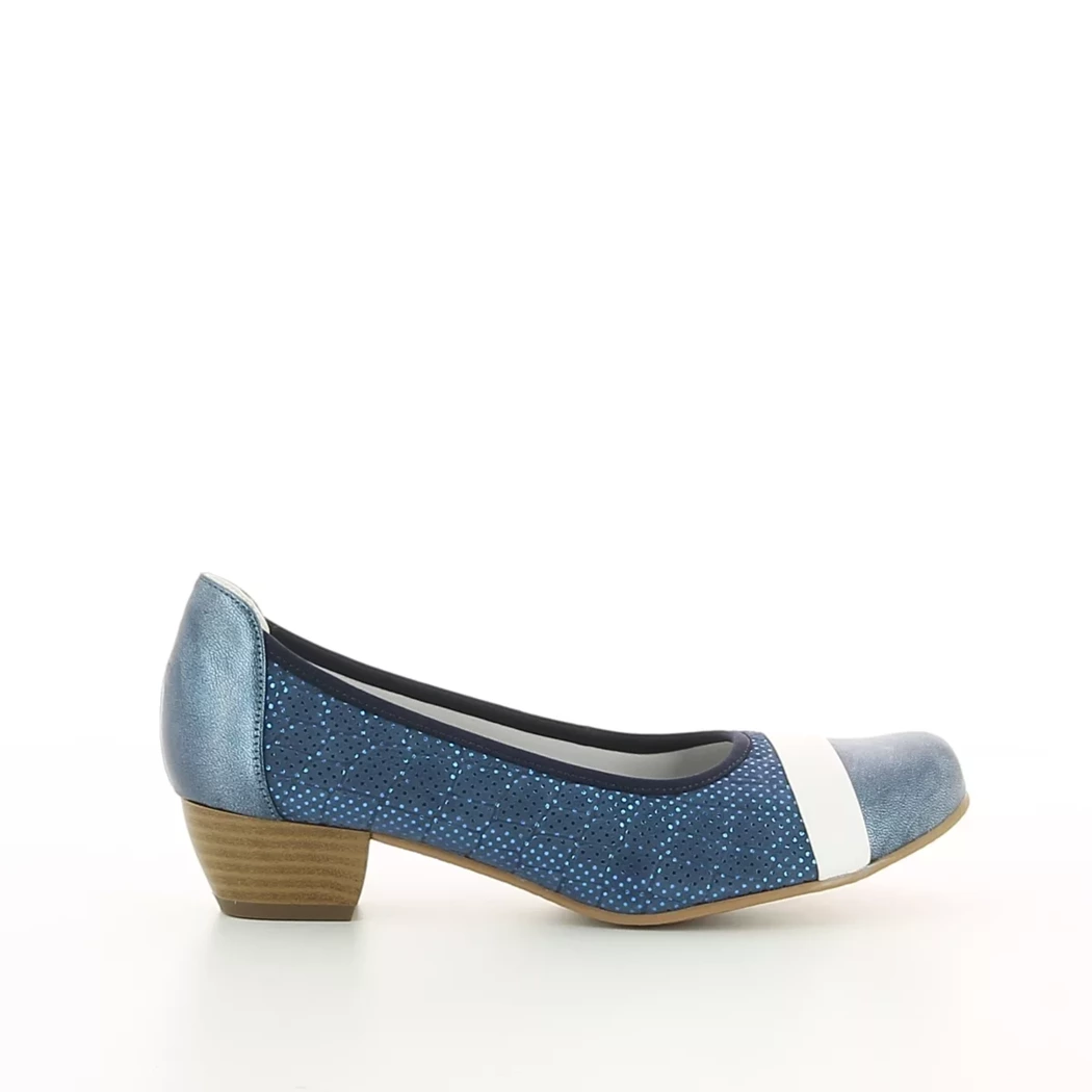Image (2) de la chaussures Inea - Escarpins Bleu en Cuir