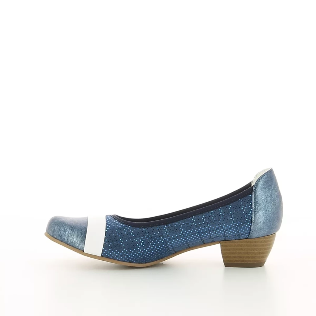 Image (4) de la chaussures Inea - Escarpins Bleu en Cuir