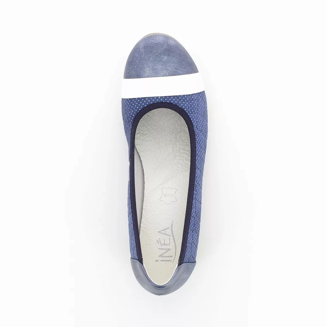 Image (6) de la chaussures Inea - Escarpins Bleu en Cuir