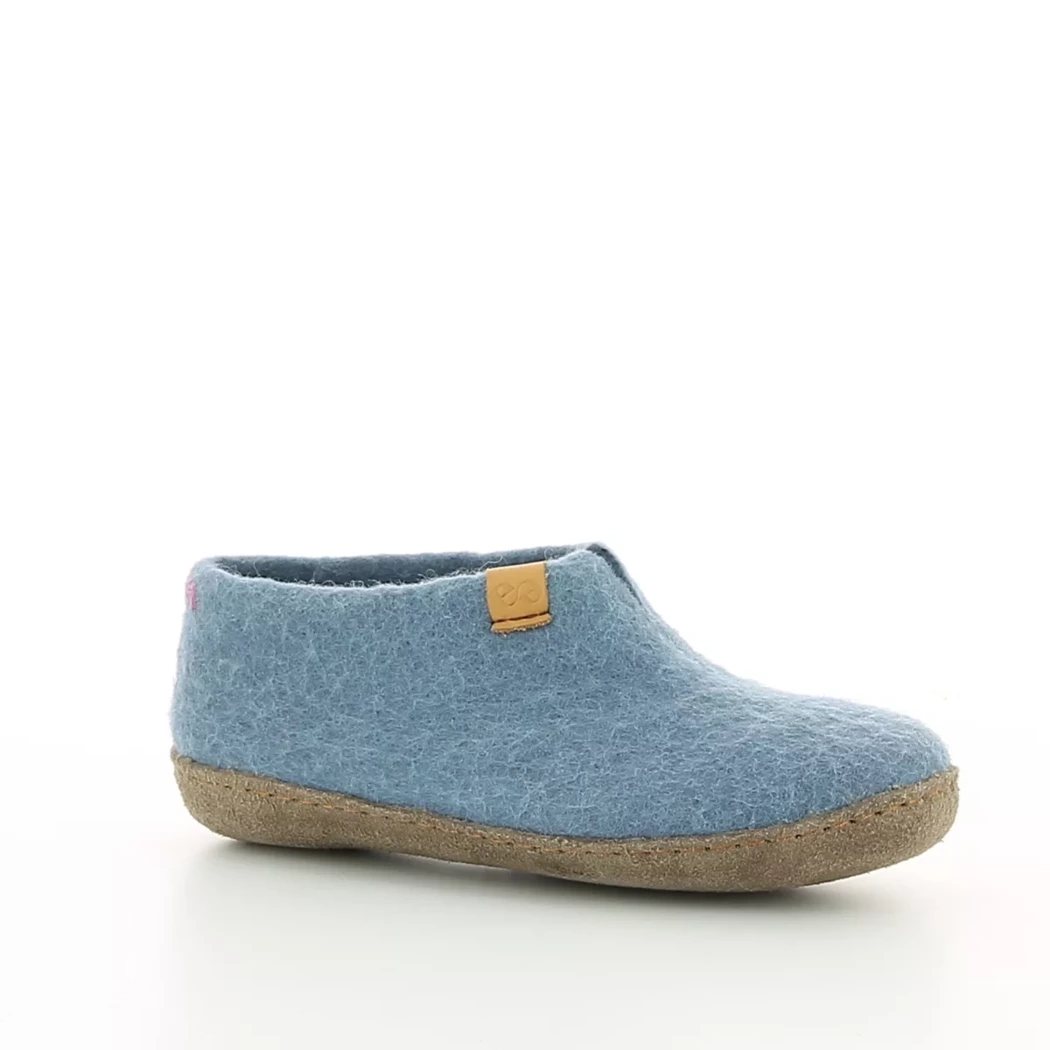 Image (1) de la chaussures Wool - Pantoufles et Chaussons Bleu en 
