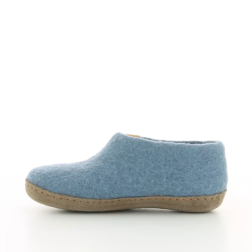 Image (4) de la chaussures Wool - Pantoufles et Chaussons Bleu en 
