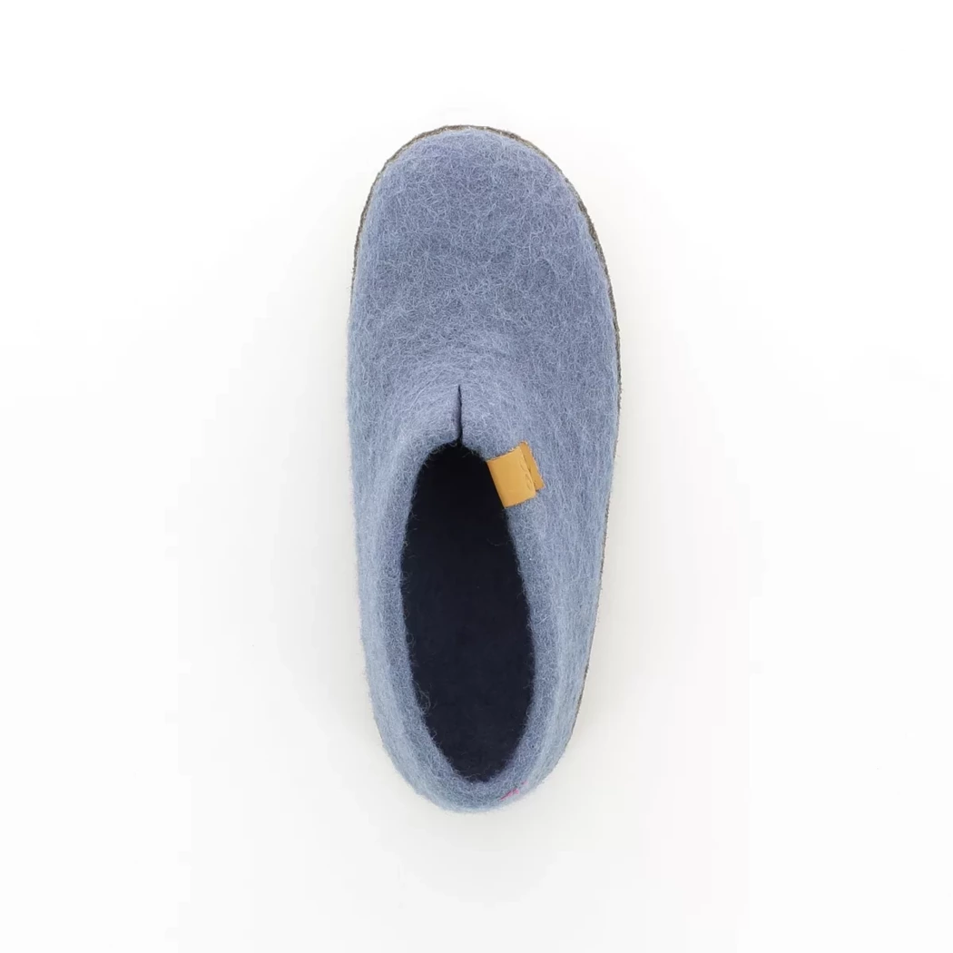 Image (6) de la chaussures Wool - Pantoufles et Chaussons Bleu en 