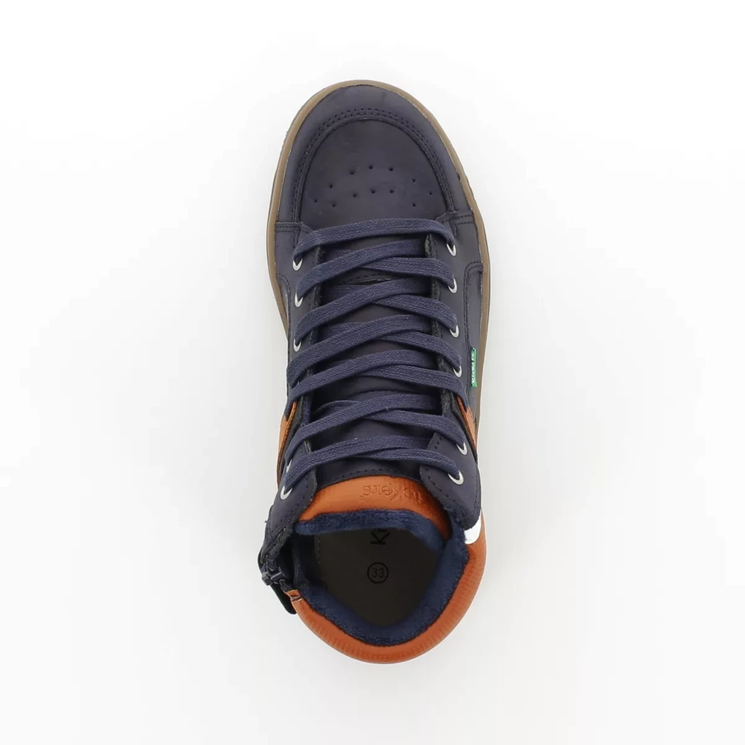Image (6) de la chaussures Kickers - Bottines Bleu en Cuir synthétique