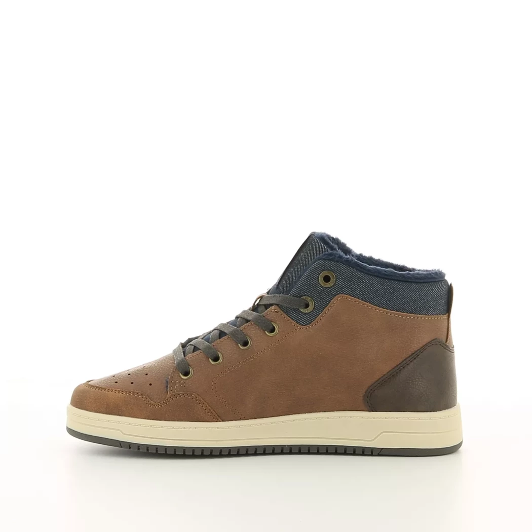 Image (4) de la chaussures Lee Cooper - Bottines Cuir naturel / Cognac en Cuir synthétique
