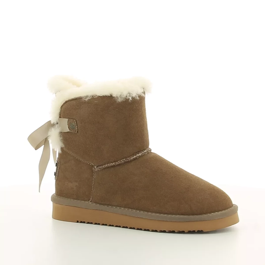 Image (1) de la chaussures Mustang - Boots Taupe en Cuir nubuck