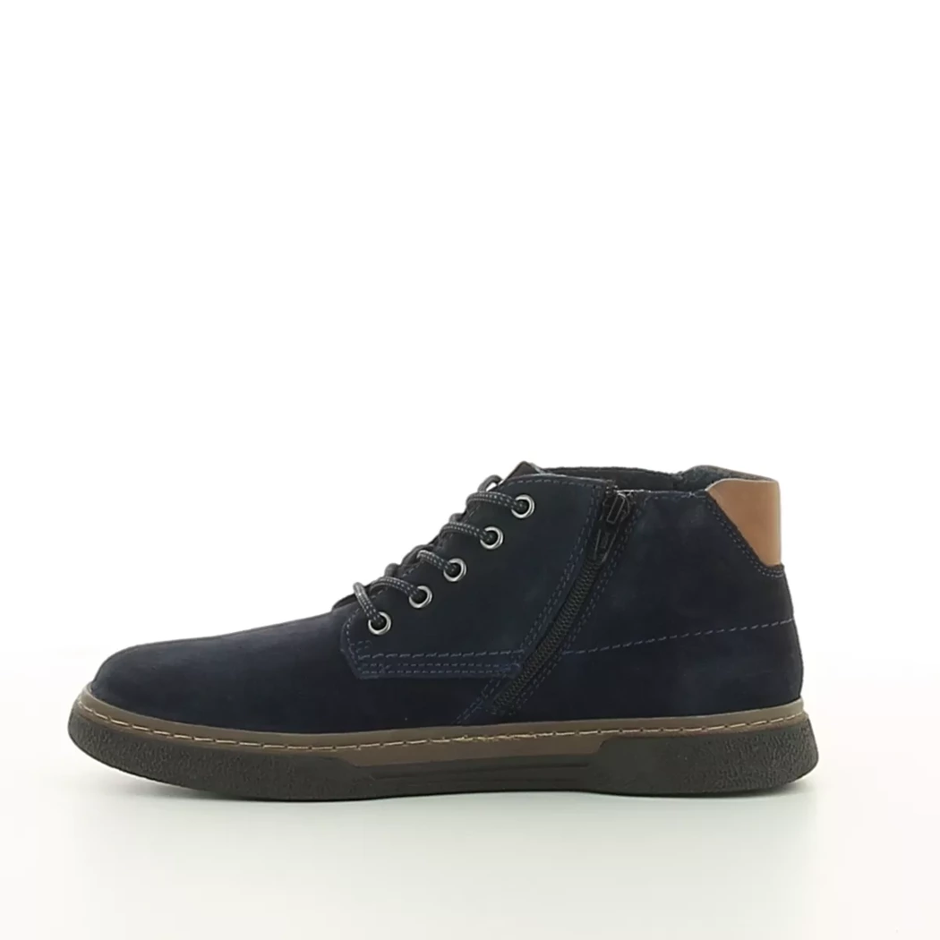 Image (4) de la chaussures Bugatti - Bottines Bleu en Cuir nubuck