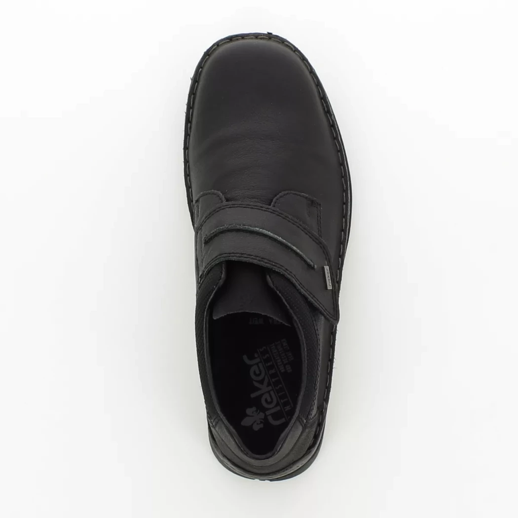 Image (6) de la chaussures Rieker - Chaussures à velcro Noir en Cuir