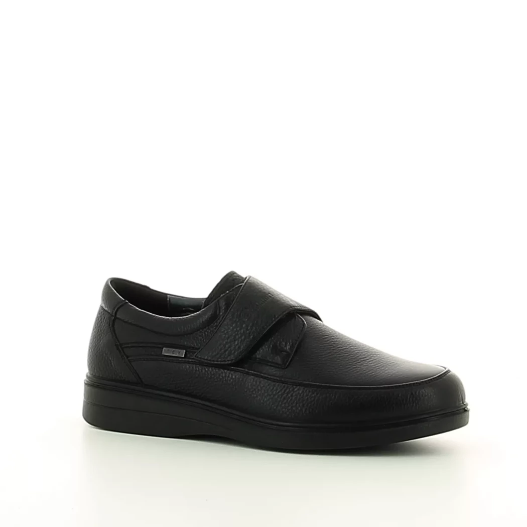 Image (1) de la chaussures G Comfort - Chaussures à velcro Noir en Cuir