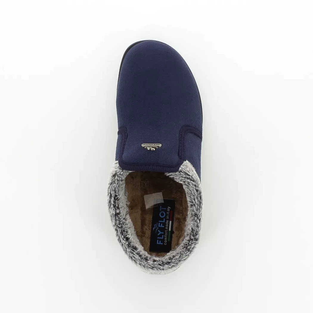 Image (6) de la chaussures Fly Flot - Pantoufles et Chaussons Bleu en Textile