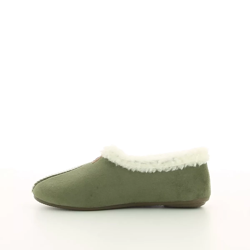 Image (4) de la chaussures Nortenas - Pantoufles et Chaussons Vert en Textile