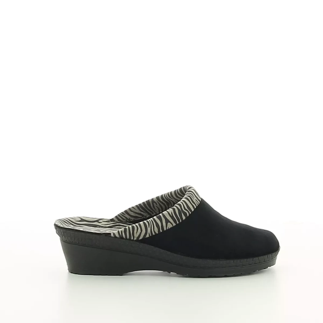 Image (2) de la chaussures Rohde - Pantoufles et Chaussons Noir en Cuir nubuck