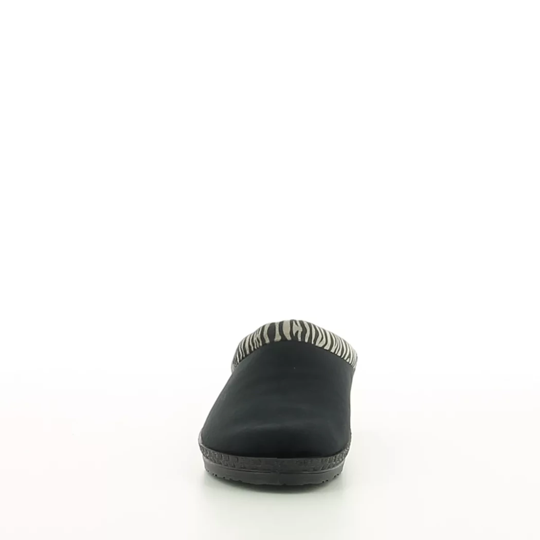 Image (5) de la chaussures Rohde - Pantoufles et Chaussons Noir en Cuir nubuck