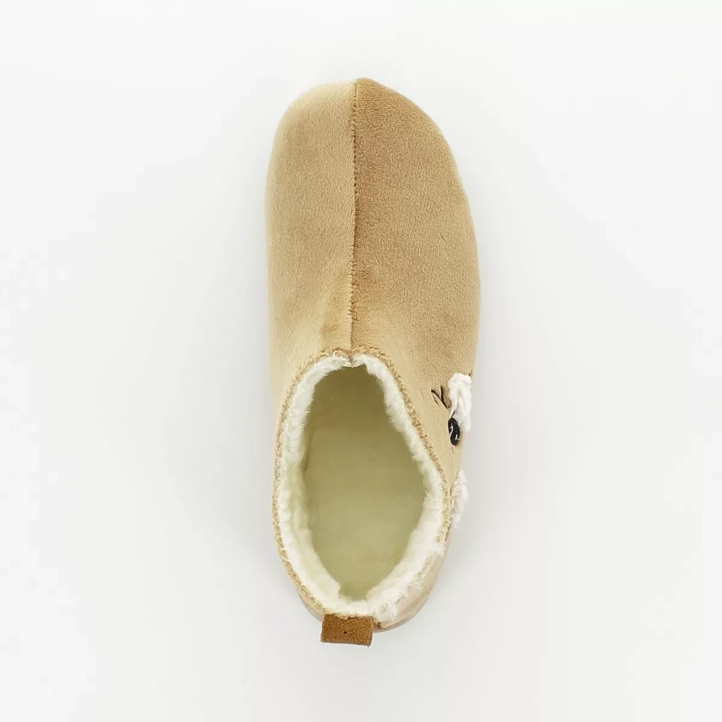 Image (6) de la chaussures La Maison de l'Espadrille - Pantoufles et Chaussons Beige en Textile