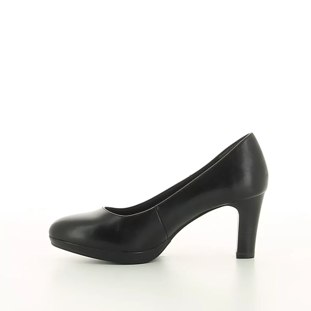 Image (4) de la chaussures Tamaris - Escarpins Noir en Cuir