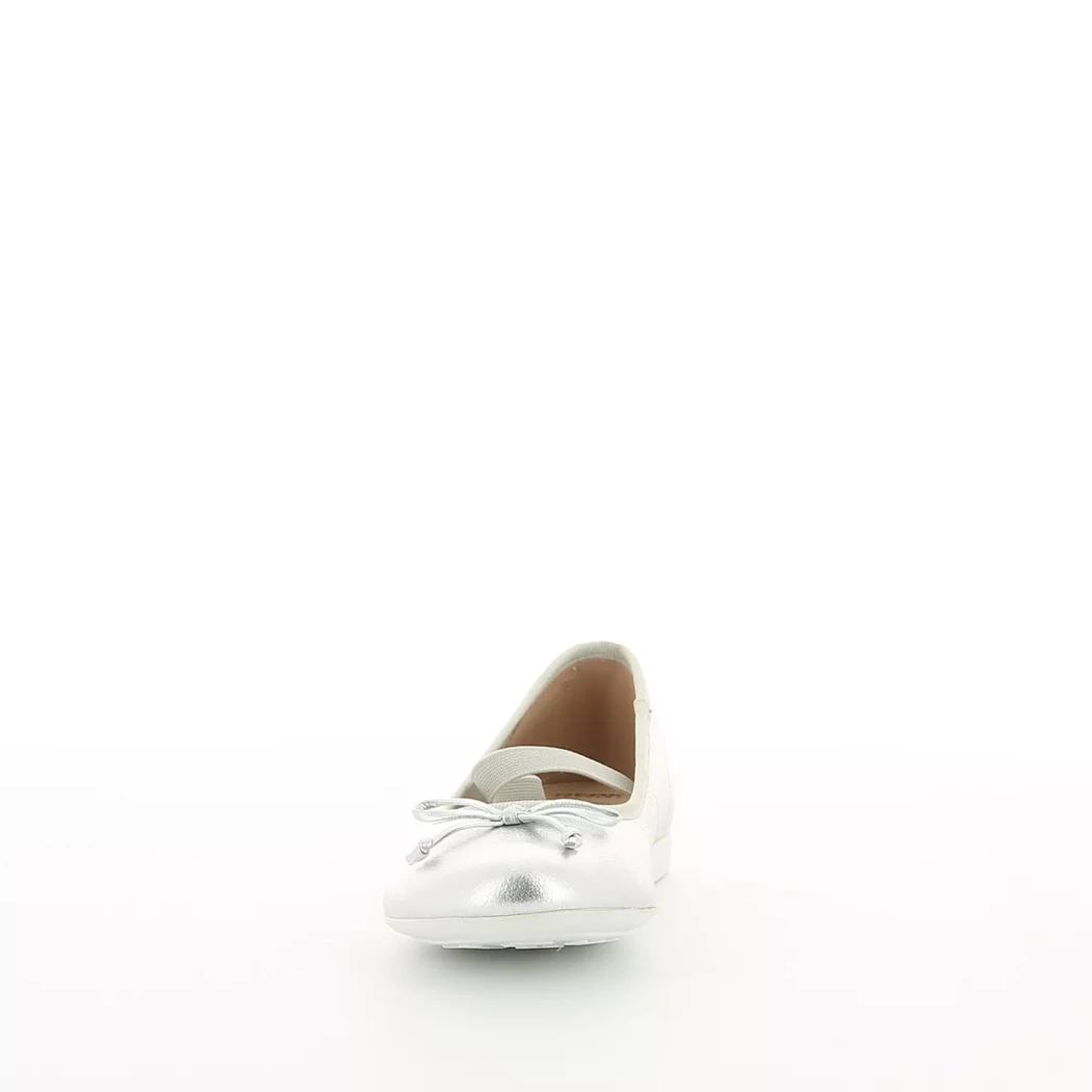Image (5) de la chaussures Geox - Ballerines Argent en Cuir synthétique