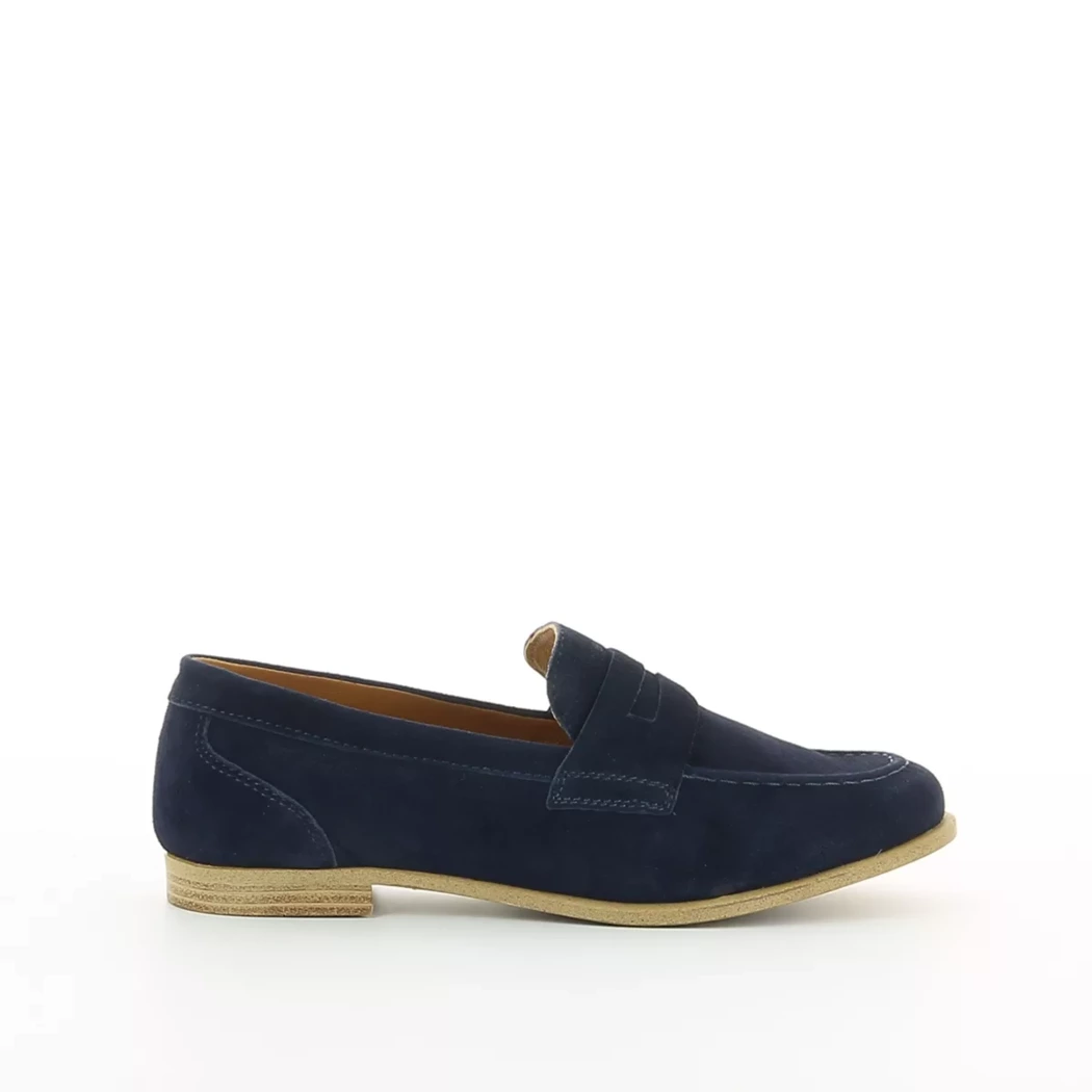 Image (2) de la chaussures Tamaris - Mocassins Bleu en Cuir nubuck
