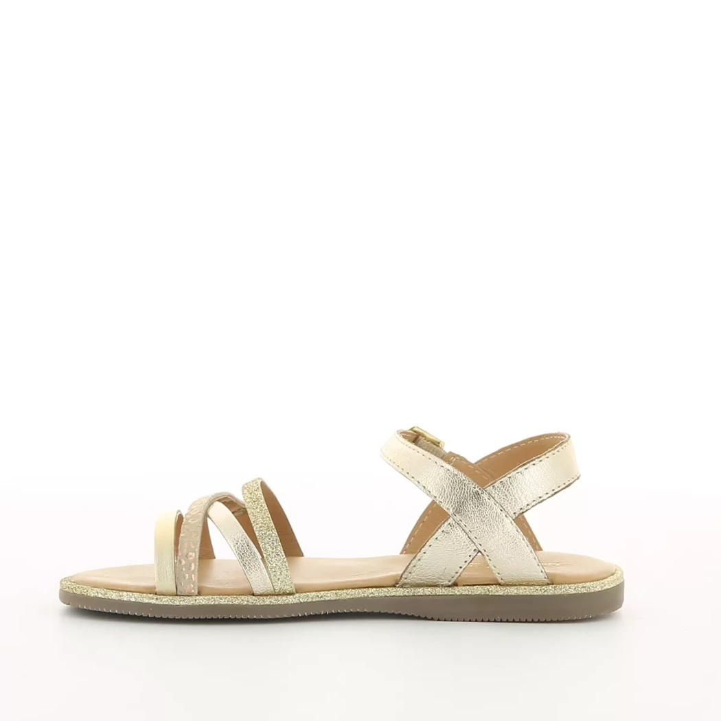 Image (4) de la chaussures Les Tropeziennes - Sandales et Nu-Pieds Or / Bronze / Platine en Cuir