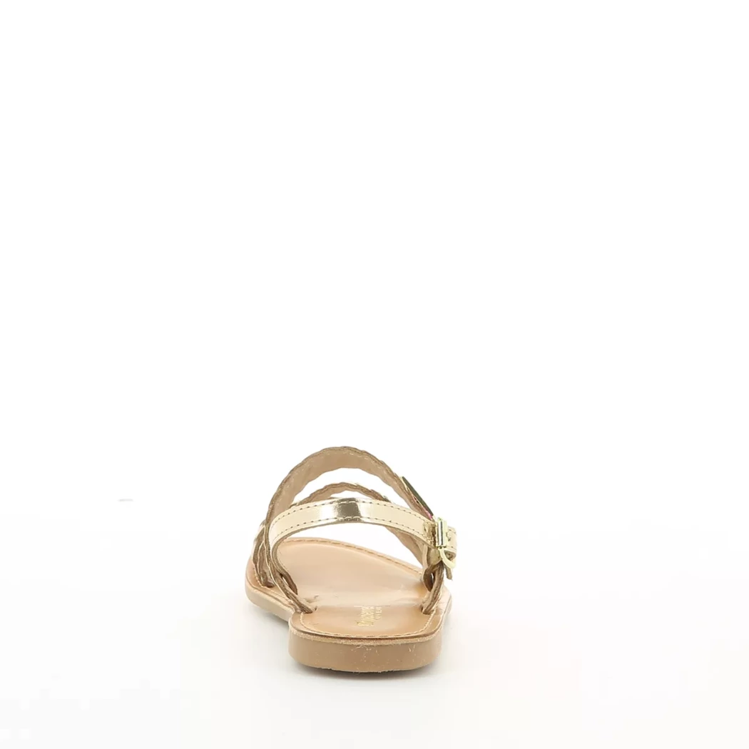 Image (3) de la chaussures Les Tropeziennes - Sandales et Nu-Pieds Or / Bronze / Platine en Cuir