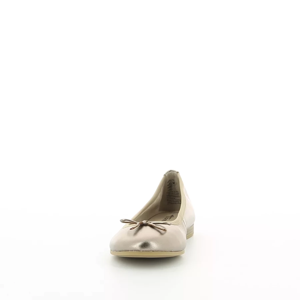 Image (5) de la chaussures Tamaris - Ballerines Or / Bronze / Platine en Cuir synthétique