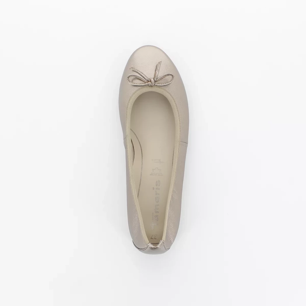 Image (6) de la chaussures Tamaris - Ballerines Or / Bronze / Platine en Cuir synthétique