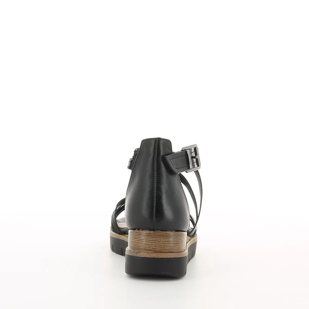 Image (3) de la chaussures Tamaris - Sandales et Nu-Pieds Noir en Cuir