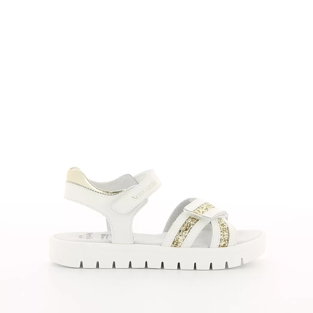 Image (2) de la chaussures Nero Giardini Junior - Sandales et Nu-Pieds Blanc en Cuir